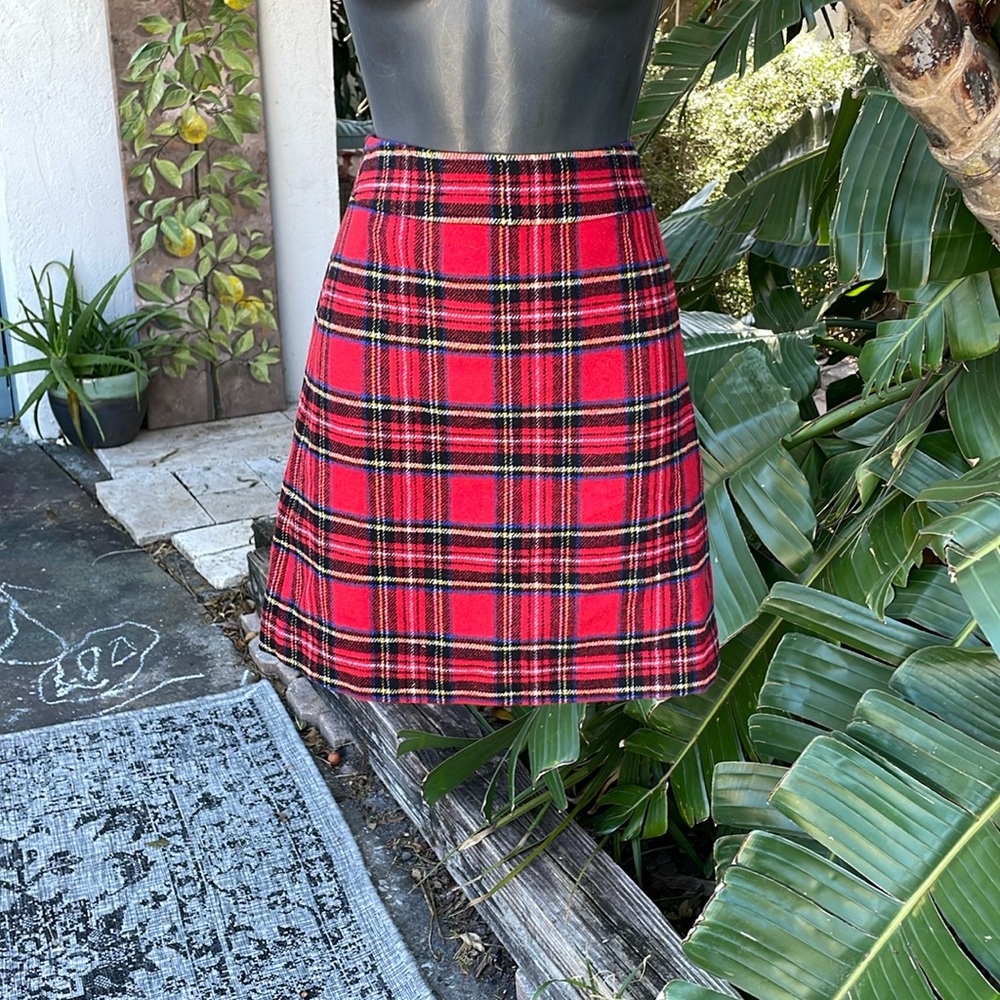 J.Crew plaid skirt